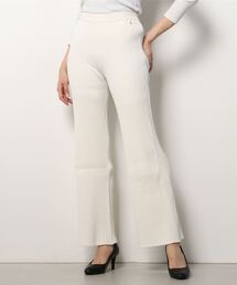 Eco Colette Rib-Knit Wide Leg Pant