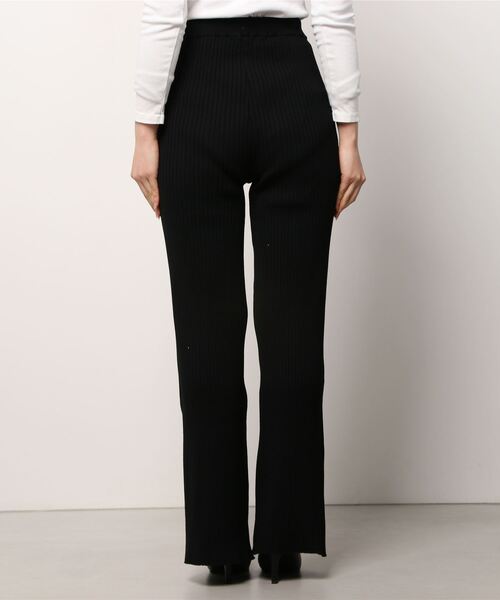 Guess（ゲス）の「Eco Colette Rib-Knit Wide Leg Pant（その他パンツ・レディース・ブラック/ホワイト/ベージュ・X-SMALL/SMALL/MEDIUM）」の4枚目の写真