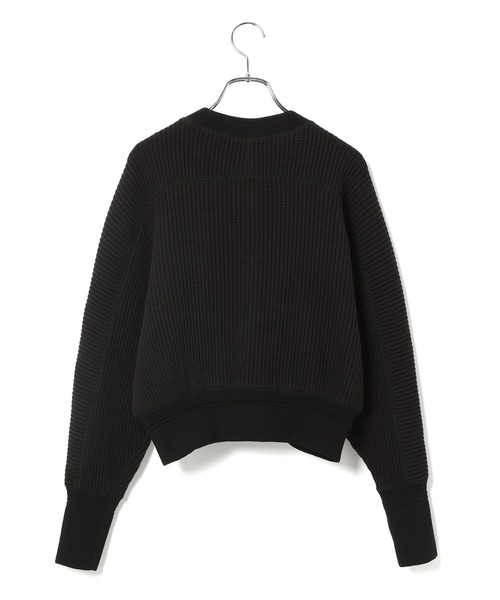 ADAM ET ROPE'（アダムエロペ）の「サーマルカーディガン（カーディガン/ボレロ・レディース・ブラック/サックスブルー/キナリ・FREE）」の14枚目の写真