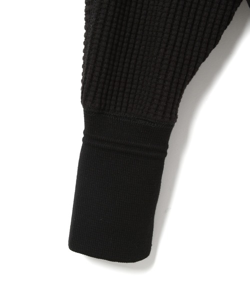 ADAM ET ROPE'（アダムエロペ）の「サーマルカーディガン（カーディガン/ボレロ・レディース・ブラック/サックスブルー/キナリ・FREE）」の16枚目の写真