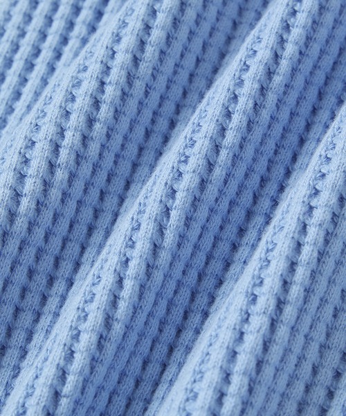 ADAM ET ROPE'（アダムエロペ）の「サーマルカーディガン（カーディガン/ボレロ・レディース・ブラック/サックスブルー/キナリ・FREE）」の9枚目の写真