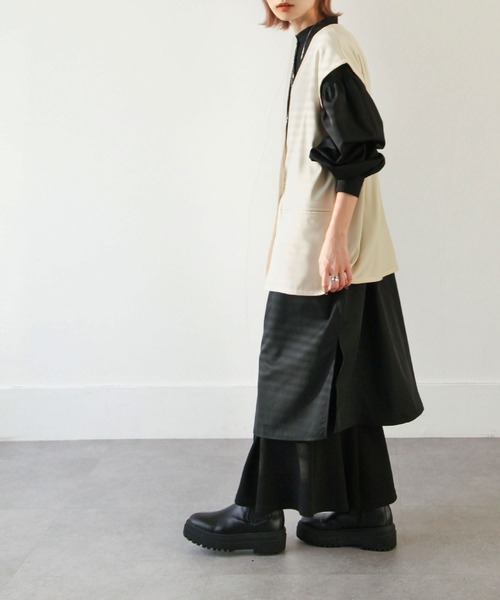 Chillfar（チルファー）の「セミストレッチツイルベスト（ベスト・レディース・ブラック/ベージュ/ブラウン/アイボリー・FREE）」の19枚目の写真