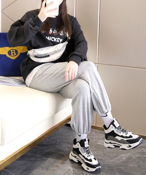 Futier land(フューティアランド)の「ハイカットダッドスニーカー(スニーカー・レディース・ブラック/グリーン・35/36/37/38/39/40)」の15枚目の写真