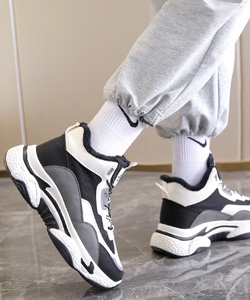 Futier land(フューティアランド)の「ハイカットダッドスニーカー(スニーカー・レディース・ブラック/グリーン・35/36/37/38/39/40)」の12枚目の写真