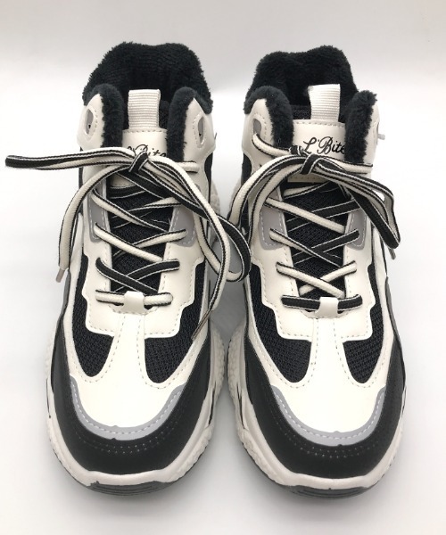 Futier land(フューティアランド)の「ハイカットダッドスニーカー(スニーカー・レディース・ブラック/グリーン・35/36/37/38/39/40)」の17枚目の写真