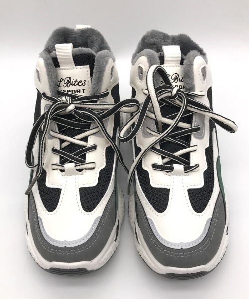 Futier land(フューティアランド)の「ハイカットダッドスニーカー(スニーカー・レディース・ブラック/グリーン・35/36/37/38/39/40)」の18枚目の写真