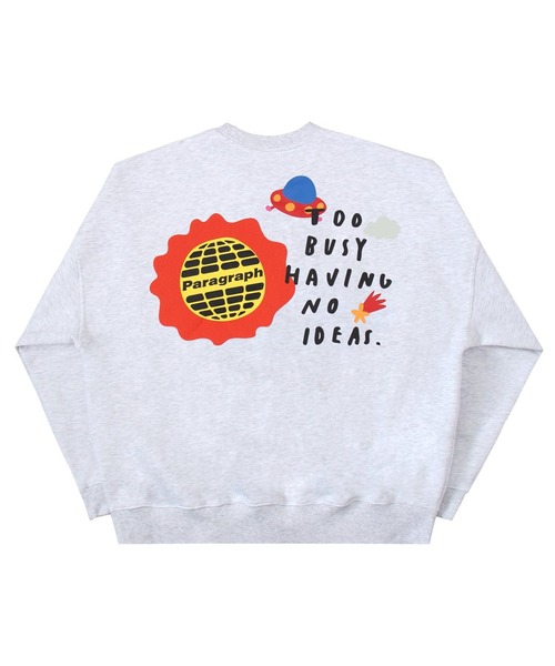 Paragraph（パラグラフ）の「【PARAGRAPH/パラグラフ】 SMILE HAPPY MTM /スマイルブランドロゴ スウェットトレーナー（スウェット・メンズ・チャコールグレー/ホワイト/ベージュ/パープル/ブルー/グリーン/オレンジ・FREE）」の19枚目の写真
