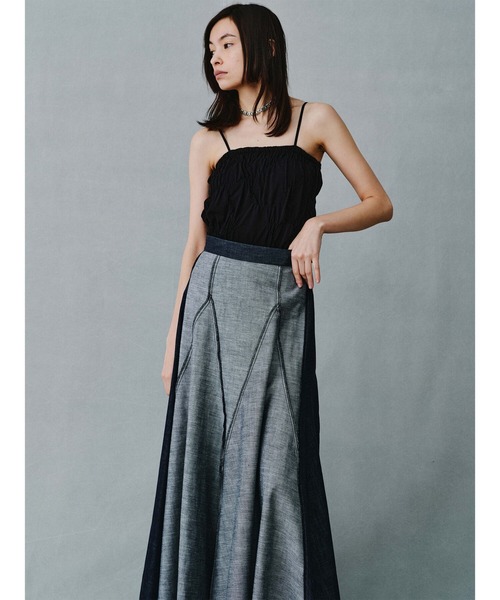 Ray BEAMS（レイビームス）の「RBS / デッドストック スクエア チェーン チョーカー（チョーカー・レディース・シルバー・ONE SIZE）」の3枚目の写真