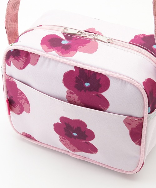 HAKKA KIDS（ハッカキッズ）の「スミレプリント通園バッグ（ショルダーバッグ・キッズ・パープル/ピンク・FREE）」の6枚目の写真