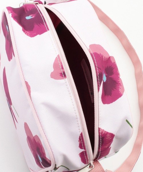 HAKKA KIDS（ハッカキッズ）の「スミレプリント通園バッグ（ショルダーバッグ・キッズ・パープル/ピンク・FREE）」の4枚目の写真