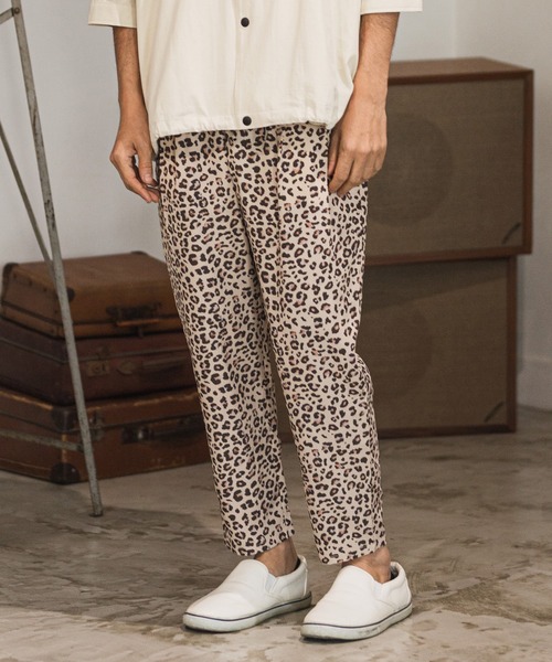 CAMBIO(カンビオ)の「mp9737-Leopard Relax Pants パンツ(その他パンツ・メンズ・ネイビー/ベージュ/ブラック・L/M/S)」の20枚目の写真