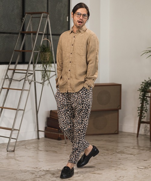 CAMBIO（カンビオ）の「mp9737-Leopard Relax Pants パンツ