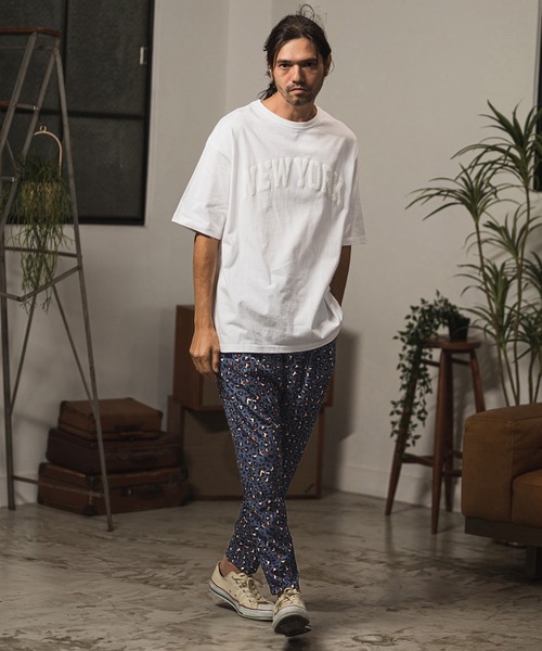 CAMBIO(カンビオ)の「mp9737-Leopard Relax Pants パンツ(その他パンツ・メンズ・ネイビー/ベージュ/ブラック・L/M/S)」の11枚目の写真