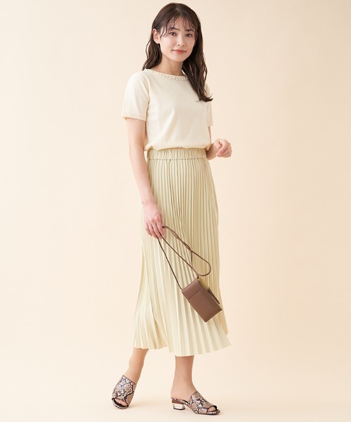 en recre（アンレクレ）の「ニットアンサンブル（カーディガン/ボレロ・レディース・ダークネイビー/チョコ・2）」の14枚目の写真