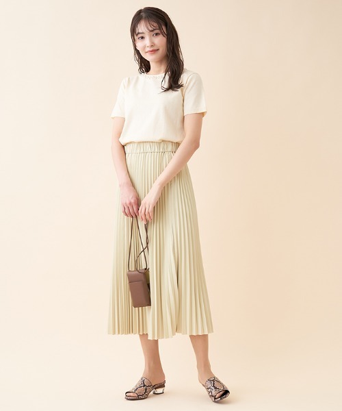 en recre（アンレクレ）の「ニットアンサンブル（カーディガン/ボレロ・レディース・ダークネイビー/チョコ・2）」の15枚目の写真