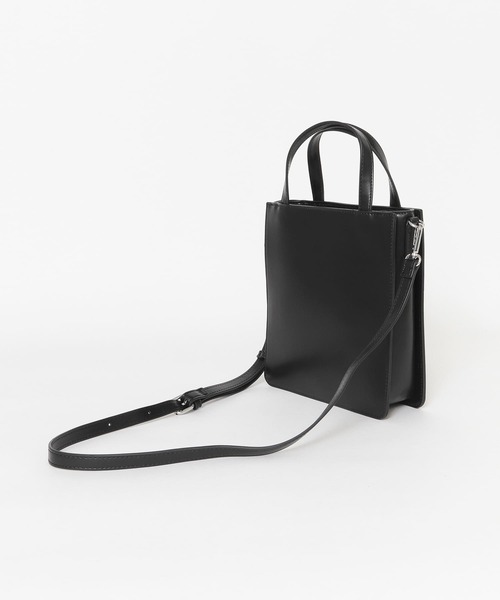 SENSE OF PLACE by URBAN RESEARCH（センスオブプレイスバイアーバンリサーチ）の「2WAYスクエアミニトートバッグ（トートバッグ・レディース・ブラック/ブラウン/グリーン・ONE）」の19枚目の写真