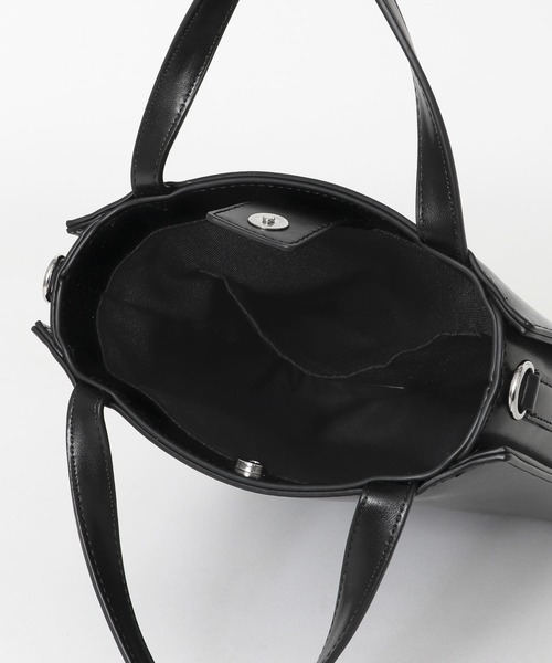 SENSE OF PLACE by URBAN RESEARCH（センスオブプレイスバイアーバンリサーチ）の「2WAYスクエアミニトートバッグ（トートバッグ・レディース・ブラック/ブラウン/グリーン・ONE）」の17枚目の写真