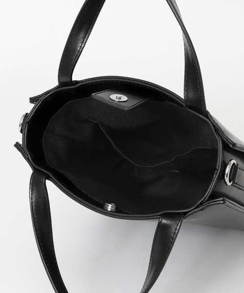 SENSE OF PLACE by URBAN RESEARCH（センスオブプレイスバイアーバンリサーチ）の「2WAYスクエアミニトートバッグ（トートバッグ・レディース・ブラック/ブラウン/グリーン・ONE）」の12枚目の写真