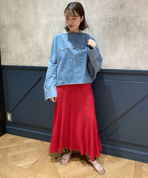 IENA LA BOUCLE（イエナラブークル）の「IENA LA BOUCLE Galaxy キャミワンピース◆（ワンピース・レディース・グレー/イエロー/レッド・FREE）」の5枚目の写真