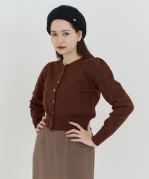 TINA：JOJUN | パフスリーブ ハート釦カーディガン TINA：JOJUN(カーディガン/ボレロ)