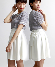 WEGO | WEGO/バックリボンフレアスカート(スカート)