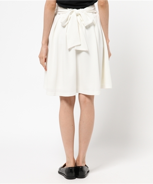 WEGO（ウィゴー）の「WEGO/バックリボンフレアスカート（スカート・レディース・オフホワイト/ブラック/レッド・FREE）」の7枚目の写真