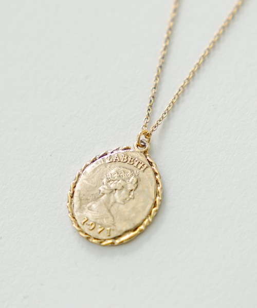 mystic（ミスティック）の「[eau un bijou] coin (necklace)（ネックレス・レディース・ゴールド・ONE SIZE）」の4枚目の写真