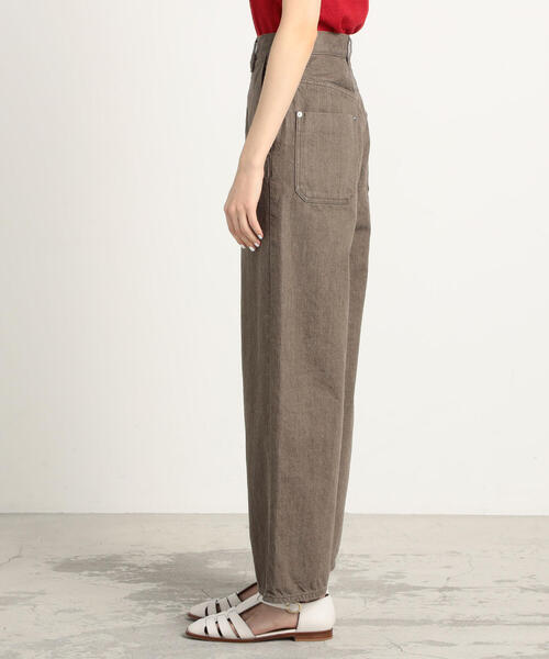 TOMORROWLAND (トゥモローランド)の「コットンデニム ハイウエストワイドパンツ(デニムパンツ・レディース・ホワイト/ブルー/キャメル・36/34/32)」の7枚目の写真