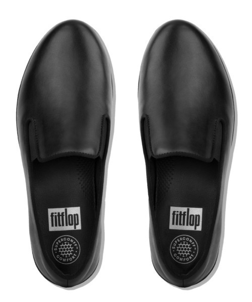 fitflop（フィットフロップ）の「【fitflop/フィットフロップ】 SUPERSKATE シューズ/スニーカー/スリッポン/コンフォートシューズ（スリッポン・レディース・ブラック・US6/US7/US5）」の8枚目の写真