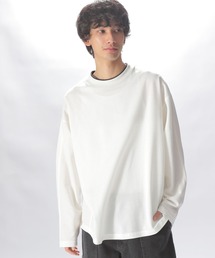 フェイクレイヤー裾ラウンドロンＴ