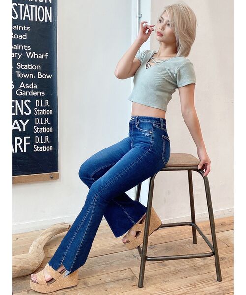 GYDA(ジェイダ)の「2ラインコルクサンダル(サンダル・レディース・ベージュ/アイボリー・SMALL/MEDIUM/LARGE)」の6枚目の写真