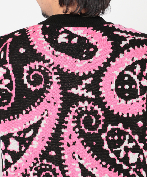 JOINT WORKS(ジョイントワークス)の「JW-KNIT PAISLEY ジャガードベスト(ベスト・メンズ・ブラック/ブルー系その他・MEDIUM/LARGE)」の16枚目の写真