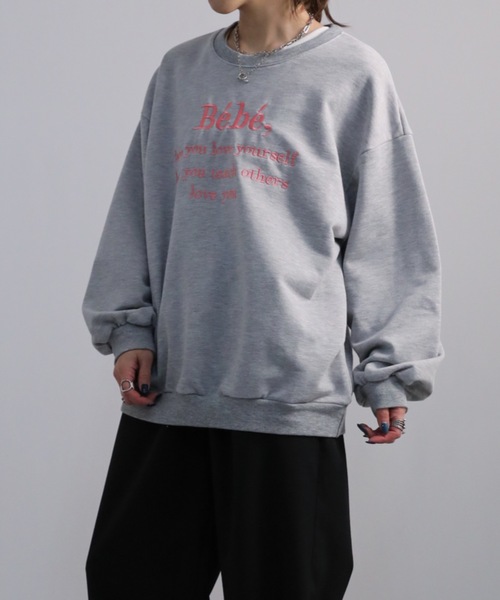 sakishimatokyo（サキシマトーキョー）の「Bebeオーバースウェット（スウェット・レディース・ブラック/ベージュ/グレー/オフホワイト/ホワイト系その他・FREE）」の18枚目の写真