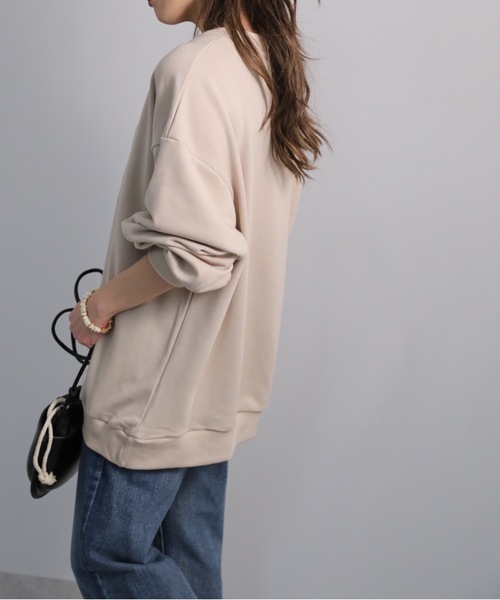 sakishimatokyo（サキシマトーキョー）の「Bebeオーバースウェット（スウェット・レディース・ブラック/ベージュ/グレー/オフホワイト/ホワイト系その他・FREE）」の14枚目の写真