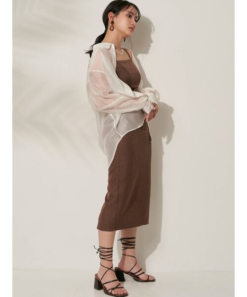 RESEXXY（リゼクシー）の「バックシャンシアーシャツ（シャツ/ブラウス・レディース・ホワイト/ベージュ/イエロー・FREE）」の20枚目の写真