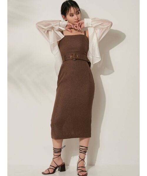 RESEXXY（リゼクシー）の「バックシャンシアーシャツ（シャツ/ブラウス・レディース・ホワイト/ベージュ/イエロー・FREE）」の21枚目の写真