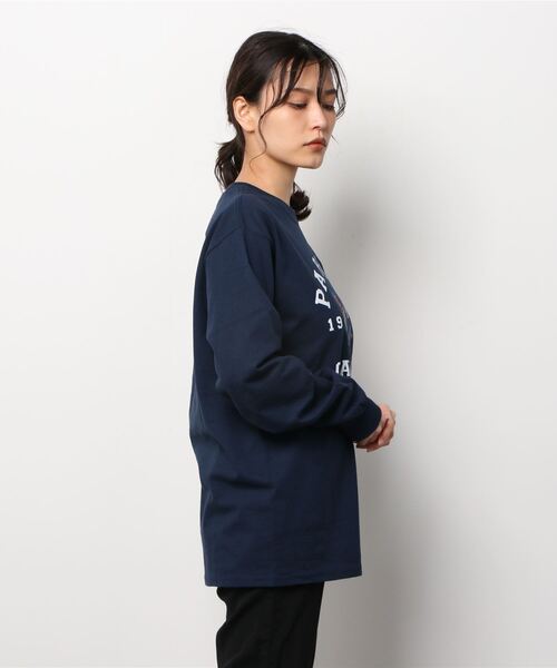 PARROTT CANVAS(パロットキャンバス)の「PARROTT CANVAS/パロットキャンバス POPEYE×PARROTT CANVAS #1ロンTEE(Tシャツ/カットソー・レディース・ホワイト/ネイビー/グレー・M/L)」の5枚目の写真