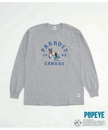 PARROTT CANVAS（パロットキャンバス）の「PARROTT CANVAS/パロットキャンバス POPEYE×PARROTT CANVAS #1ロンTEE（Tシャツ/カットソー・メンズ）」