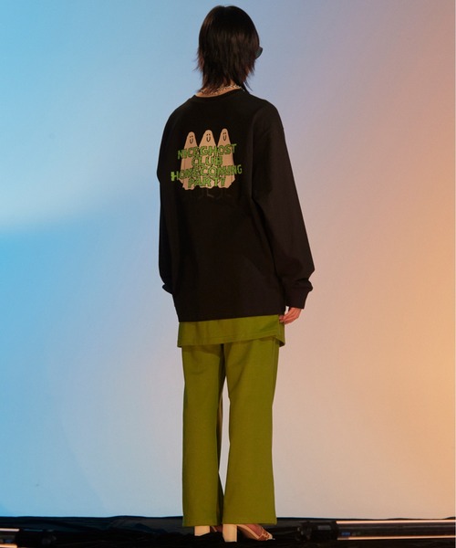 ISTKUNST（イストクンスト）の「【nice ghost club】GHOST HOMECOMING GLOW L/S TEE / ナイスゴーストクラブ ゴースト ホームカミング グロウ ロングスリーブ Tシャツ（Tシャツ/カットソー・メンズ・ホワイト/ブラック/ネイビー・MEDIUM/LARGE）」の21枚目の写真