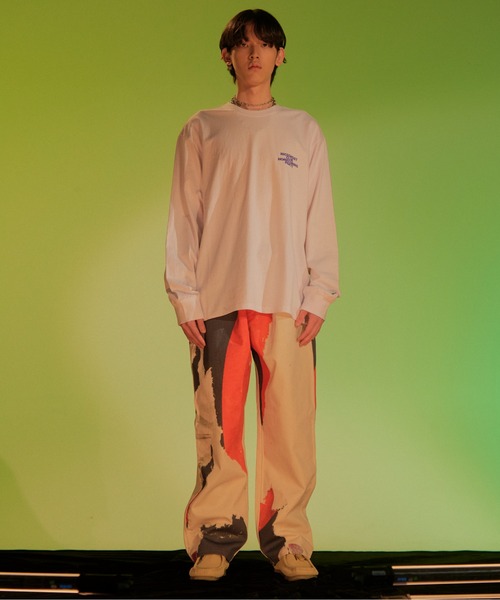 ISTKUNST（イストクンスト）の「【nice ghost club】GHOST HOMECOMING GLOW L/S TEE / ナイスゴーストクラブ ゴースト ホームカミング グロウ ロングスリーブ Tシャツ（Tシャツ/カットソー・メンズ・ホワイト/ブラック/ネイビー・MEDIUM/LARGE）」の6枚目の写真