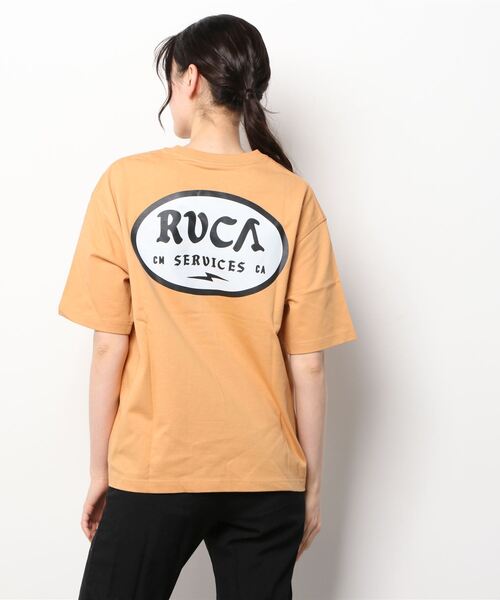 RVCA(ルーカ)の「RVCA/ルーカ ビッグシルエット バックプリントロゴTシャツ BC043-238(Tシャツ/カットソー・レディース・ブラック/ホワイト/ベージュ・L/M/S)」の15枚目の写真