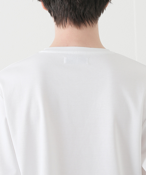 B.C STOCK(ベーセーストック)の「シルケットポンチ Vネック(Tシャツ/カットソー・メンズ・ホワイト/チャコールグレー/ネイビー・MEDIUM/LARGE)」の4枚目の写真