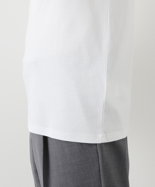 B.C STOCK(ベーセーストック)の「シルケットポンチ Vネック(Tシャツ/カットソー・メンズ・ホワイト/チャコールグレー/ネイビー・MEDIUM/LARGE)」の7枚目の写真