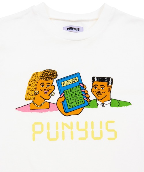 PUNYUS（プニュズ）の「Calc Tシャツ（Tシャツ/カットソー・レディース・ピンク/ホワイト/グリーン/ライトピンク・2/3/4/1）」の6枚目の写真