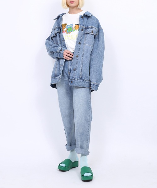 PUNYUS（プニュズ）の「Calc Tシャツ（Tシャツ/カットソー・レディース・ピンク/ホワイト/グリーン/ライトピンク・2/3/4/1）」の18枚目の写真