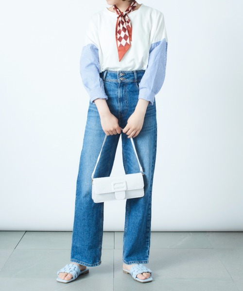 MAISON BREEZE(メゾンブリーズ)の「【MAISON BREEZE】クロコ型押しバックルハンドバッグ KNF(ハンドバッグ・レディース・ホワイト/ブラック/ブラウン・FREE)」の18枚目の写真