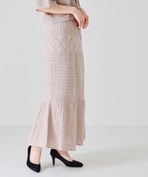 acro | ■■透かし編みニットマーメイドスカート【SETUP可】/AC1364(スカート)