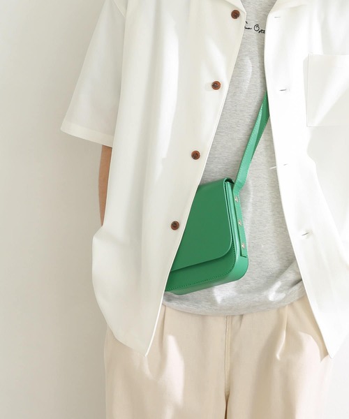 SENSE OF PLACE by URBAN RESEARCH(センスオブプレイスバイアーバンリサーチ)の「『セットアップ対応』 オープンカラールーズシャツ(5分袖)(シャツ/ブラウス・メンズ・ホワイト/チャコールグレー/ライトカーキ/ブルー系その他/ライトベージュ・MEDIUM/LARGE)」の14枚目の写真