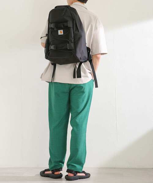 SENSE OF PLACE by URBAN RESEARCH(センスオブプレイスバイアーバンリサーチ)の「『セットアップ対応』 オープンカラールーズシャツ(5分袖)(シャツ/ブラウス・メンズ・ホワイト/チャコールグレー/ライトカーキ/ブルー系その他/ライトベージュ・MEDIUM/LARGE)」の9枚目の写真