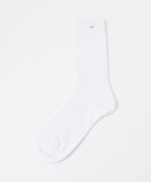 無地 リブ カラーソックス